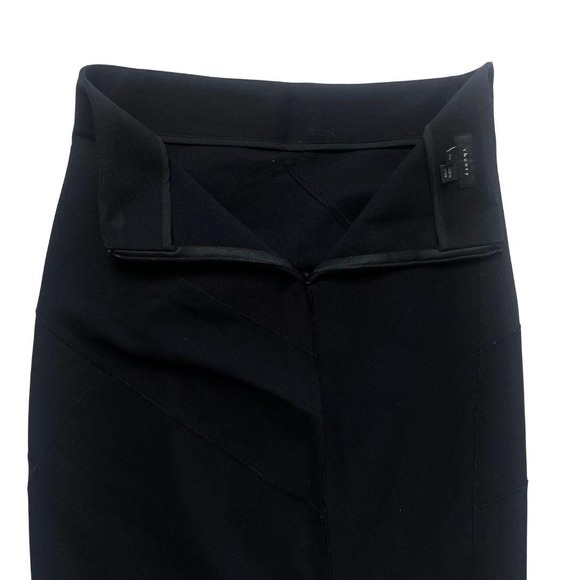 Theory Reddy‎ Black Stretch Pencil Skirt Women's 00 Career Classic Workwear - Picture 3 of 6